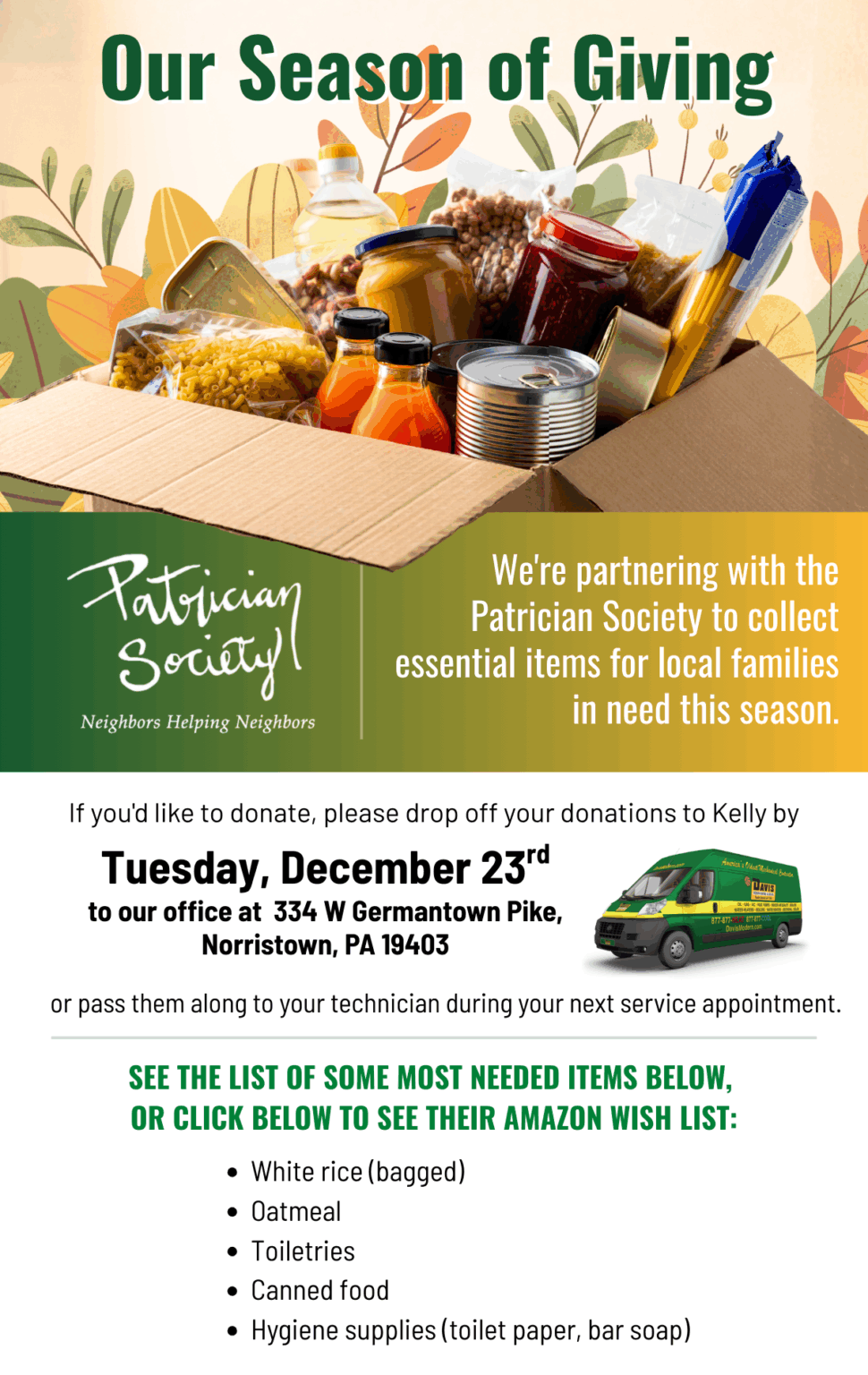 Davis Nov25 Patrician Donation EM