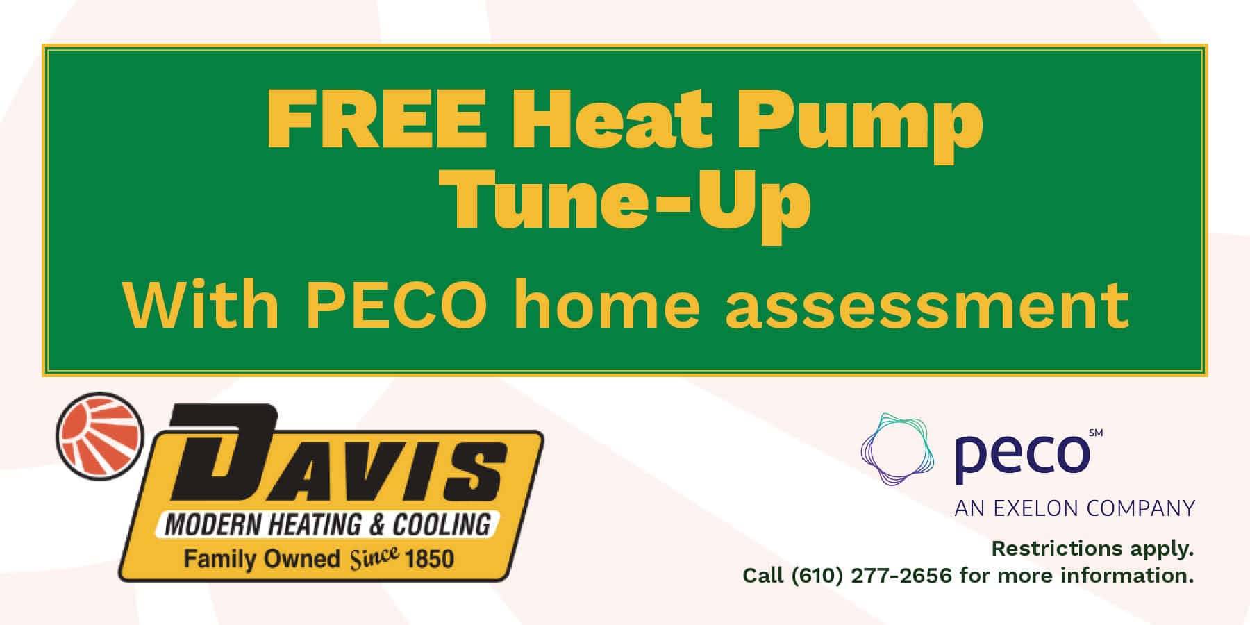 FREE Heat Pump Tune-Up With PECO Home Assessment