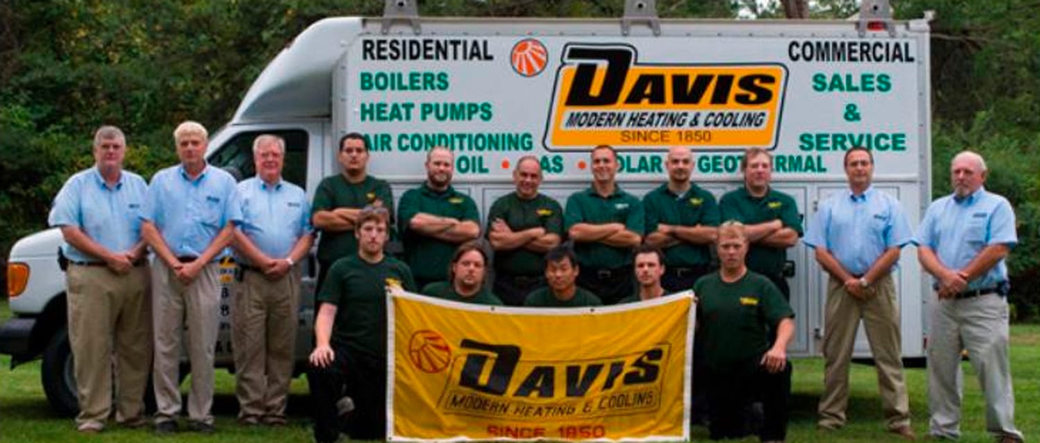 team Davis Modern Heating & Cooling team.